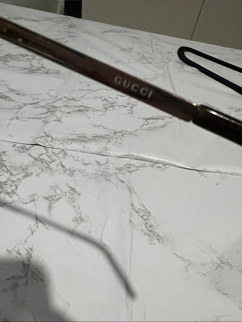 Gucci Aviator Metal Sunglasses with Brown Gradient Lenses